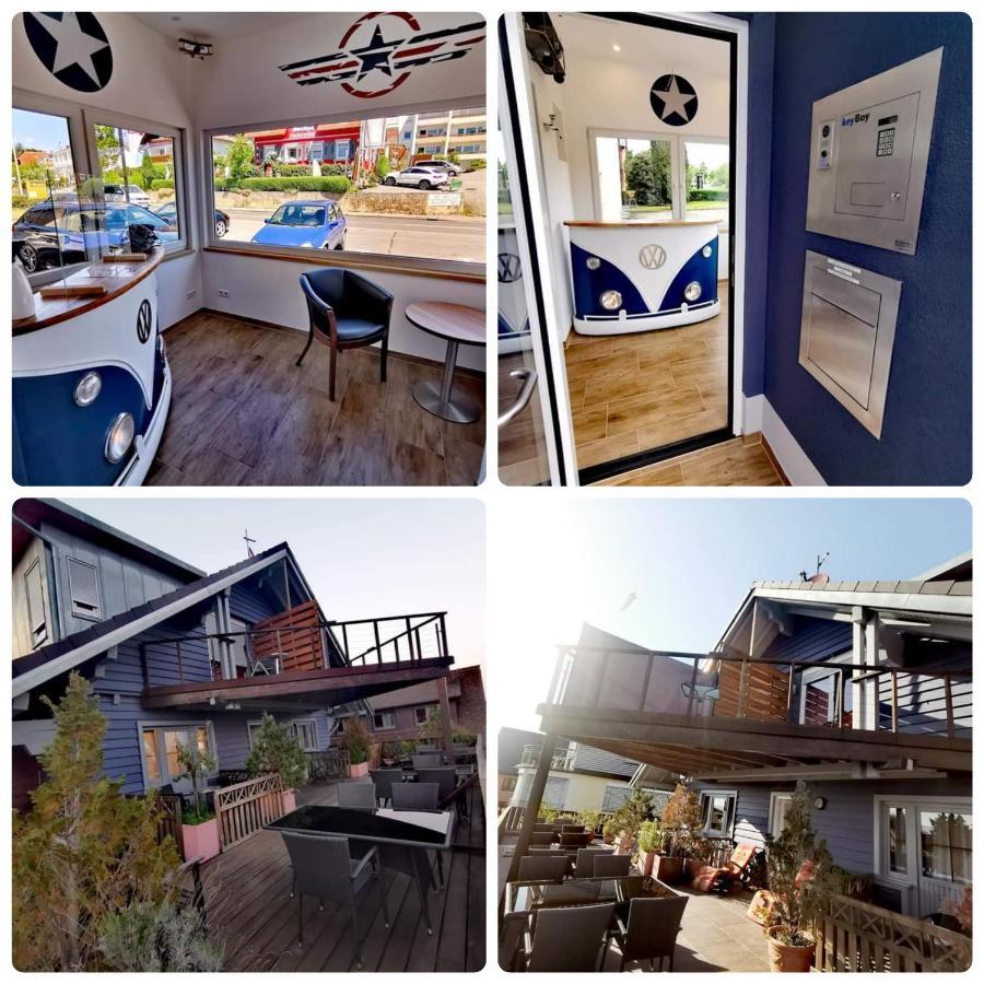 B&B Fliegerhäusle Hagnau 24h Self Check In Exterior foto