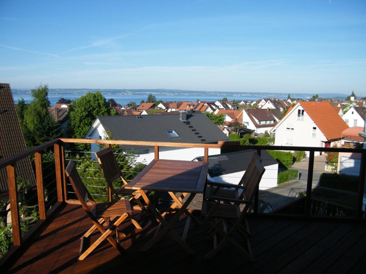 B&B Fliegerhäusle Hagnau 24h Self Check In Exterior foto